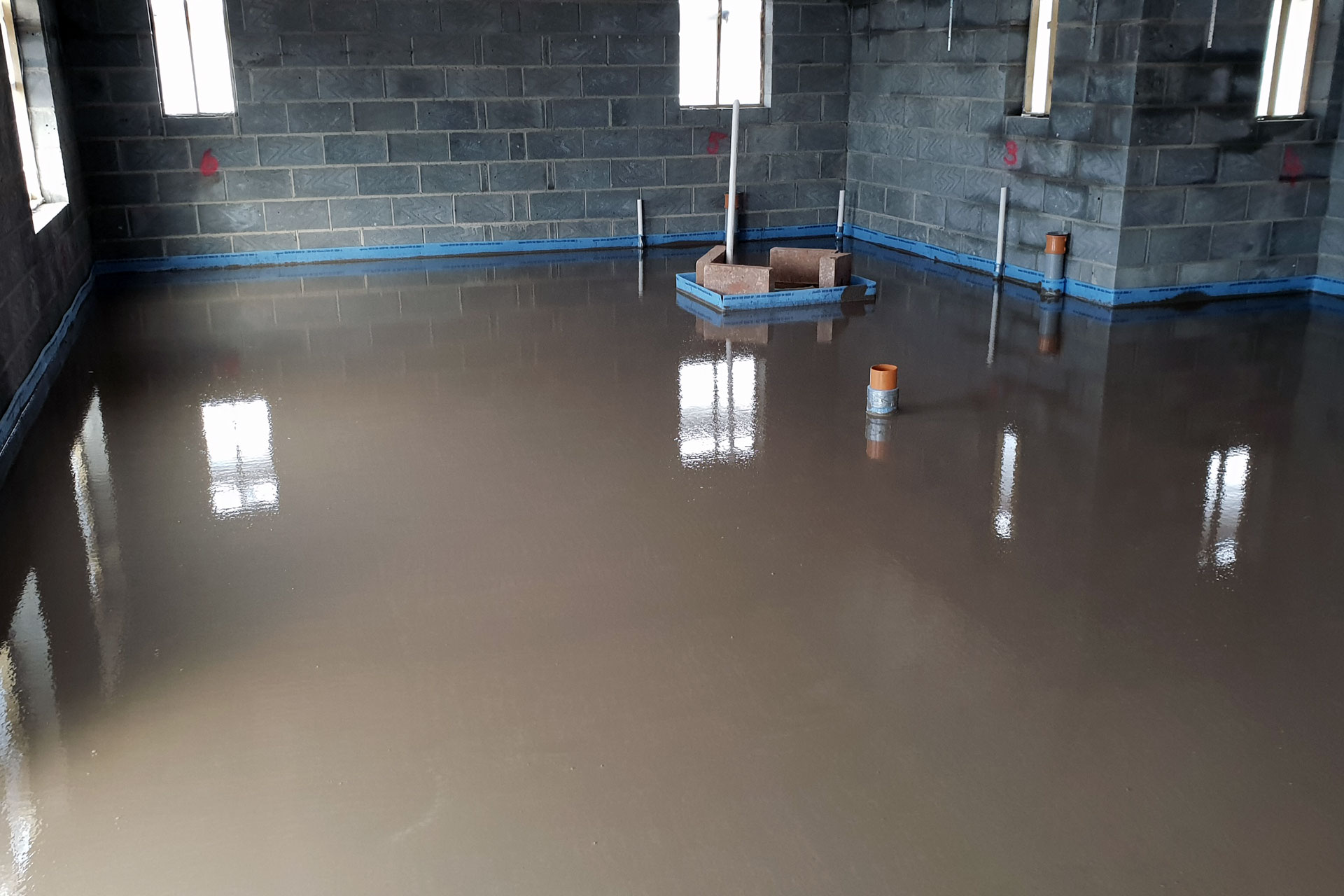 Pump-able Floor Screeds