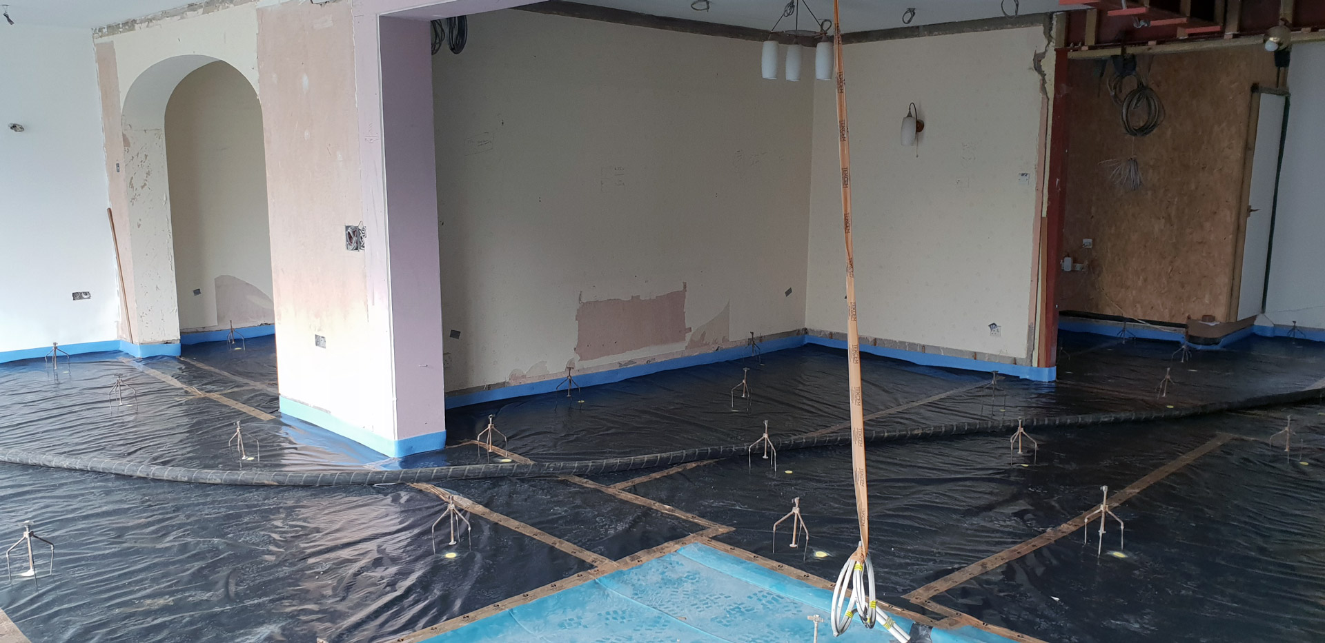 Domestic Underfloor Heating Screed