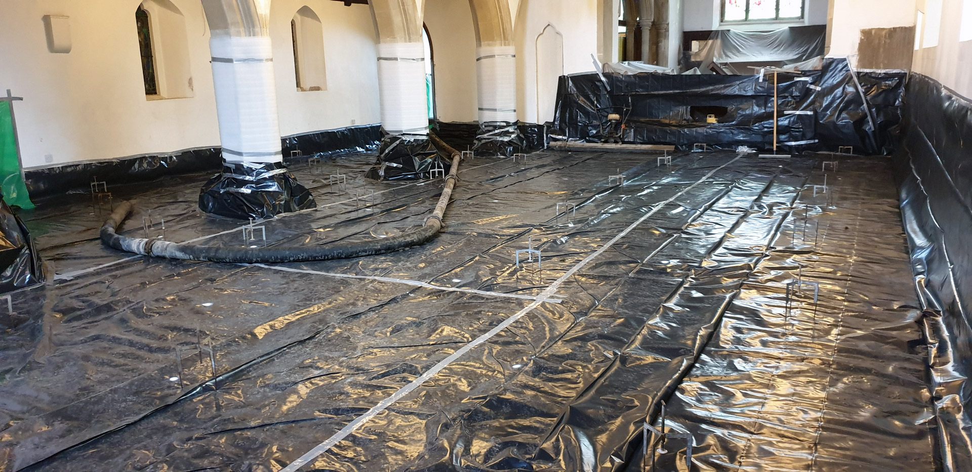 Domestic Underfloor Heating Screed